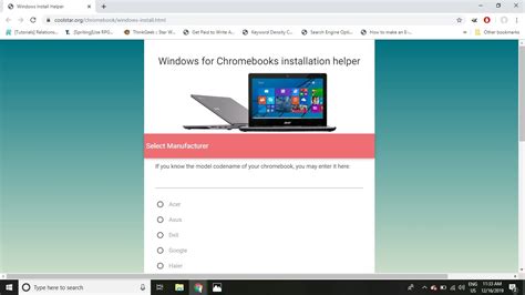 can you put windows on a chromebook