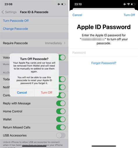 can you remove passcode from iphone