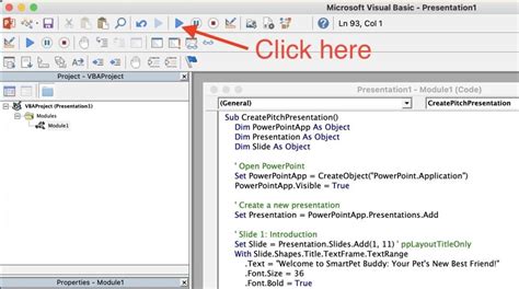 can you run code in powerpoint