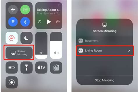 can you screen mirror from iphone to monitor