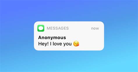 can you send anonymous text iphone