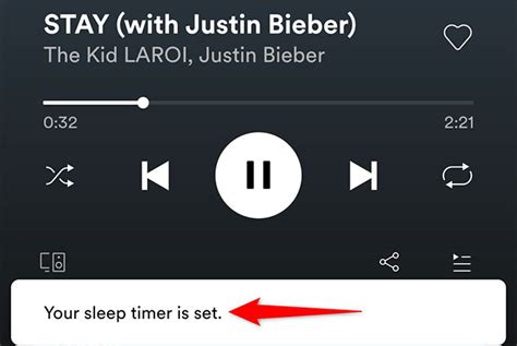 can you set a timer for spotify to turn off