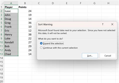 can you sort a column in excel and keep rows together