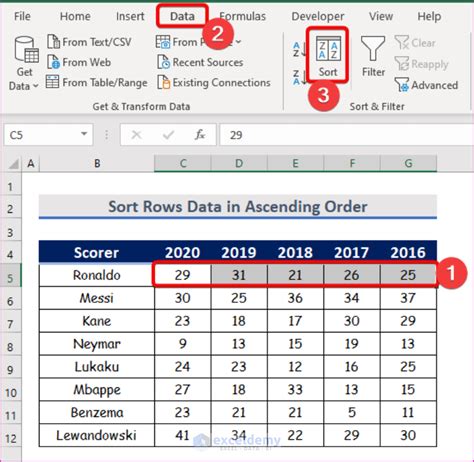 can you sort rows in excel