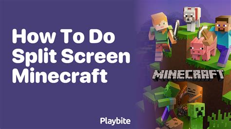 can you split screen on minecraft servers
