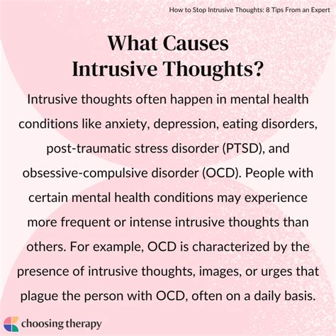 can you stop intrusive thoughts ocd