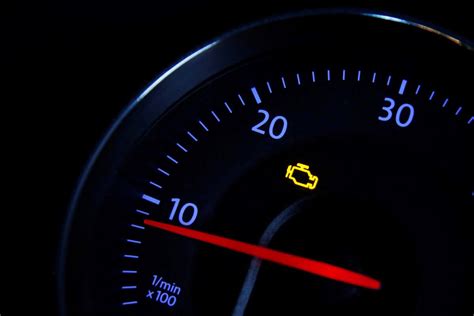 can you take your driving test in a car with a check engine light