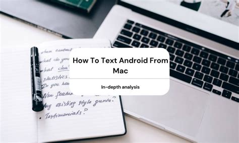 can you text android on macbook