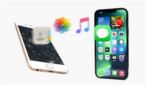 can you transfer data from android to iphone if phone is broken