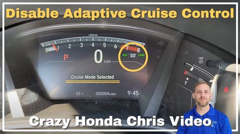 can you turn off adaptive cruise control