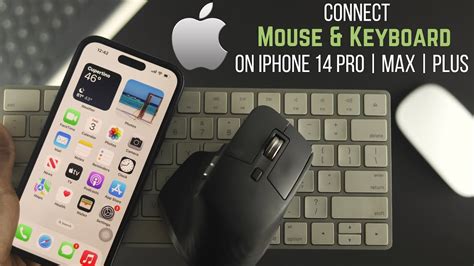 can you use a mouse and keyboard on an iphone
