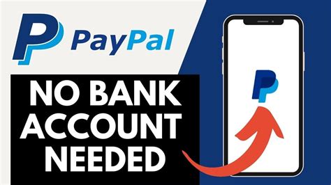 can you use a paypal account without a bank account