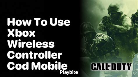 can you use a xbox controller on cod mobile
