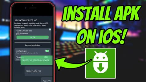 can you use android apk on ios