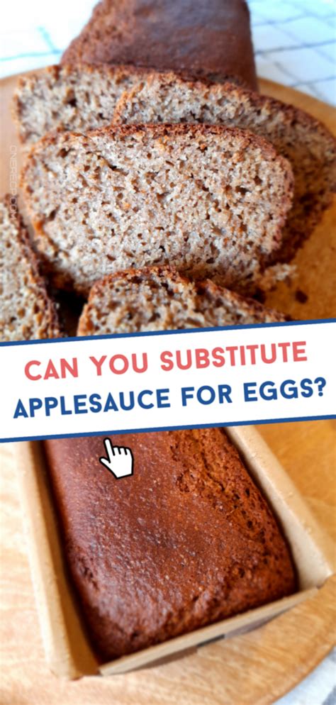 can you use applesauce instead of eggs in a cake mix