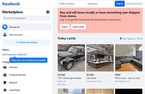 can you use facebook marketplace without a phone number