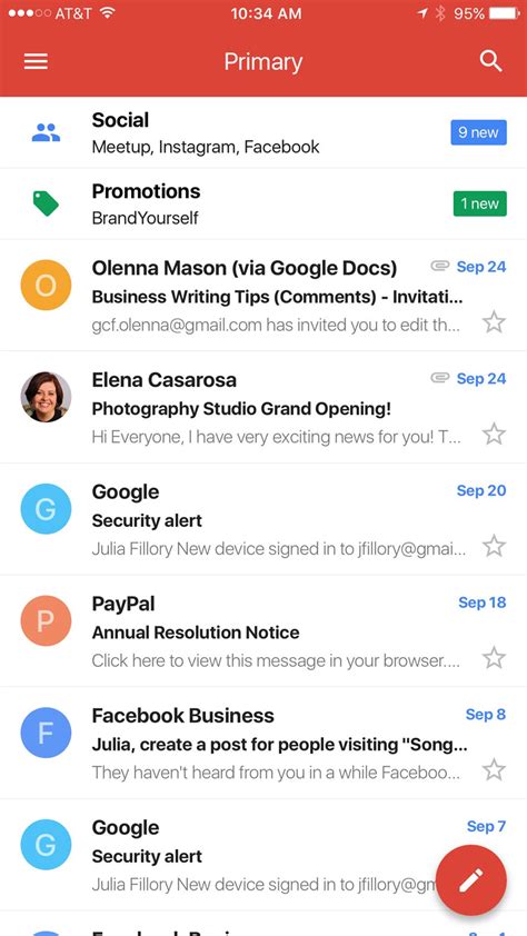 can you use gmail in iphone