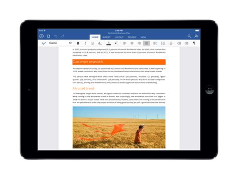 can you use microsoft word and excel on an ipad