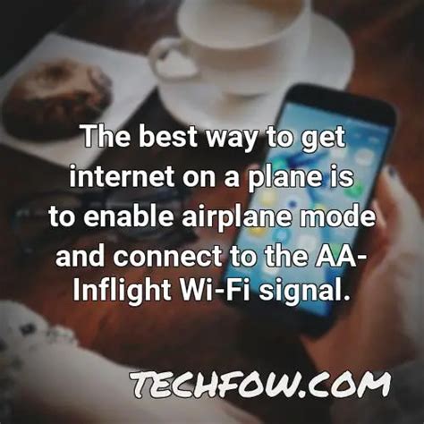 can you use mobile data on a plane