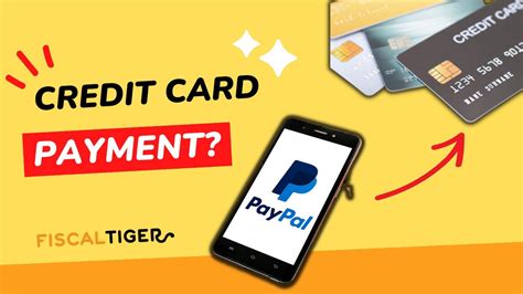 can you use paypal to pay with a credit card