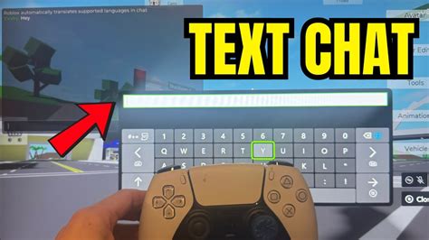 can you use text chat on roblox ps4