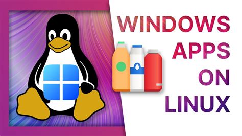 can you use windows applications on linux