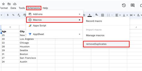 can you write macros in google sheets