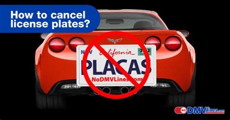 Cancel Your Plates by Mail