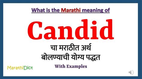 candid photo meaning in marathi with example pdf