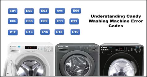 candy washing machine e22 error code reset