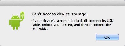 cannot access device storage android file transfer