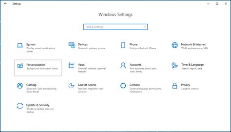 cannot access settings windows 10