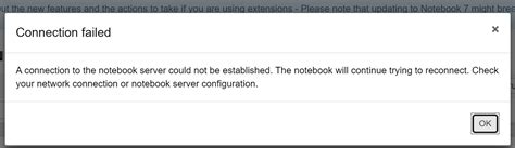 cannot connect to kernel jupyter notebook