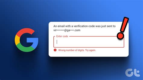 cannot get google verification code