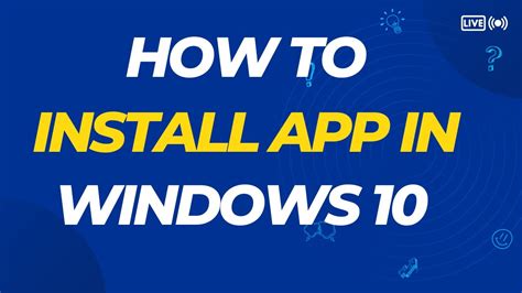 cannot install apps on windows 10