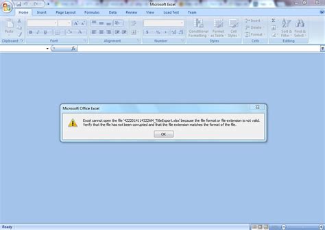 cannot open multiple excel files