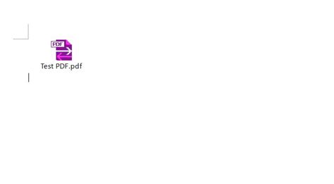 cannot open pdf document embedded in ms word
