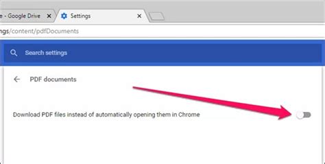 cannot open pdf in chrome