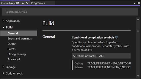 cannot open project properties visual studio