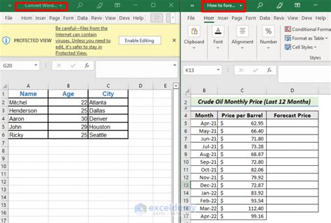 cannot open two excel files side by side 2010