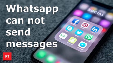 cannot send message whatsapp
