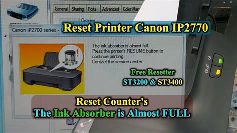 Reset Ink Absorber Canon MP237