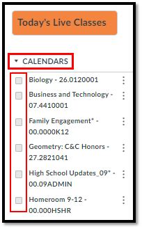 canvas remove course from calendar
