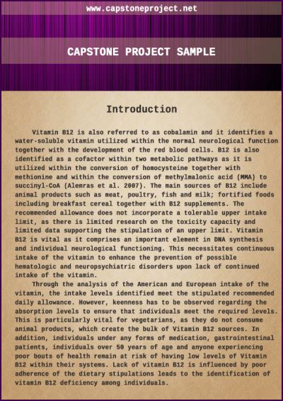 capstone introduction sample