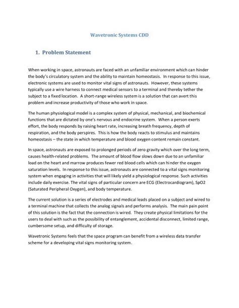 capstone project problem statement example