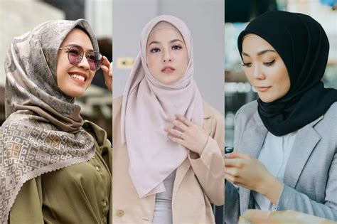 cara melipat kerudung hijab