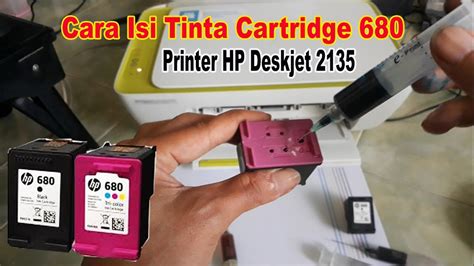 cara mengisi ulang cartridge printer