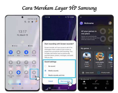 Metode Perekaman Layar Bawaan pada Android