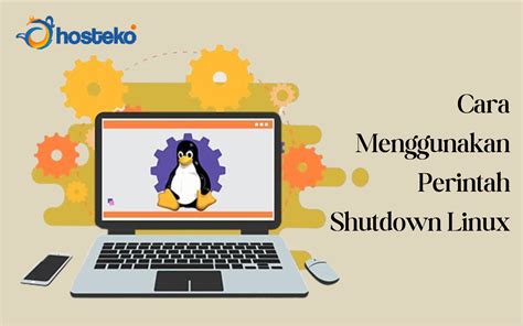 cara shutdown linux desktop