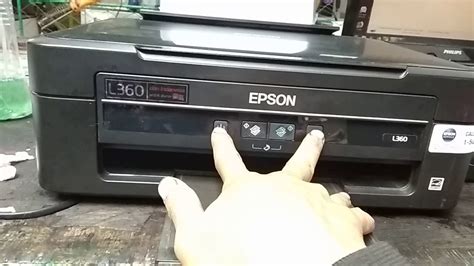 cara tes print printer epson l210